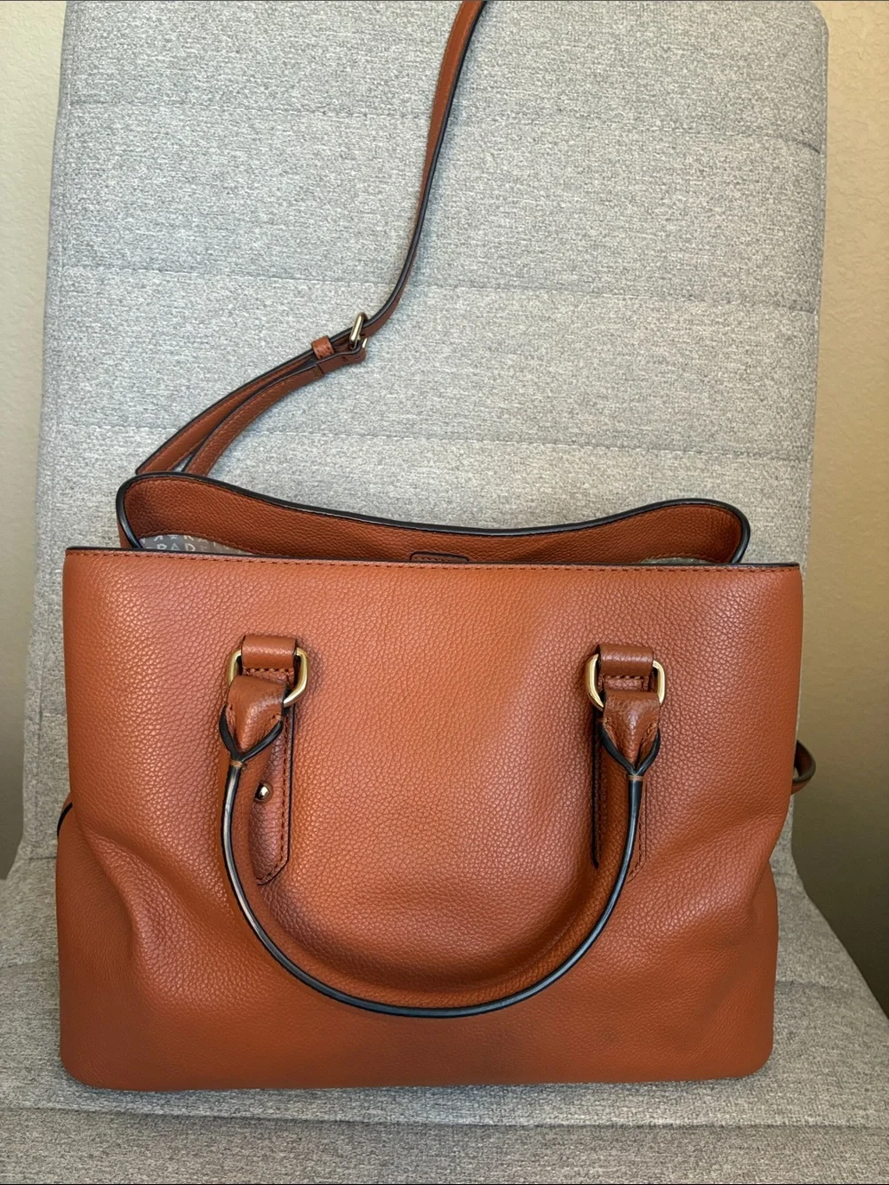 Kate Spade Evangelie Satchel Camel/Gingerbread Satchel
